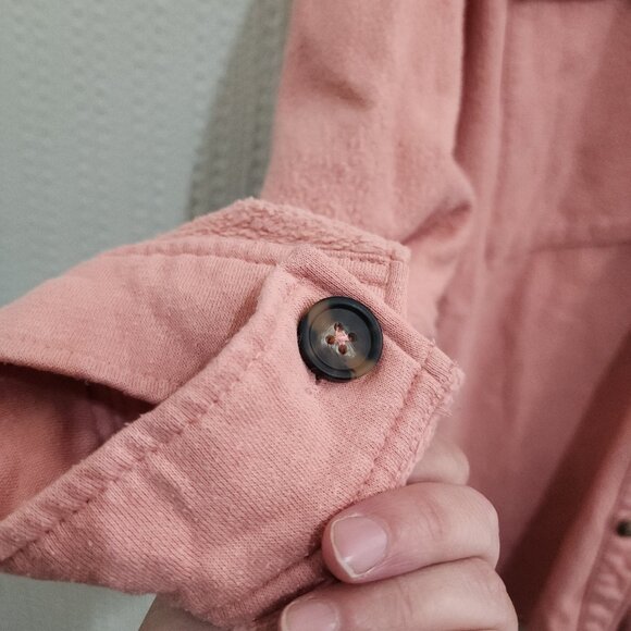 Wild Fable Cozy Oversized Shacket in Pink Women's Size Medium - Picture 10 of 13